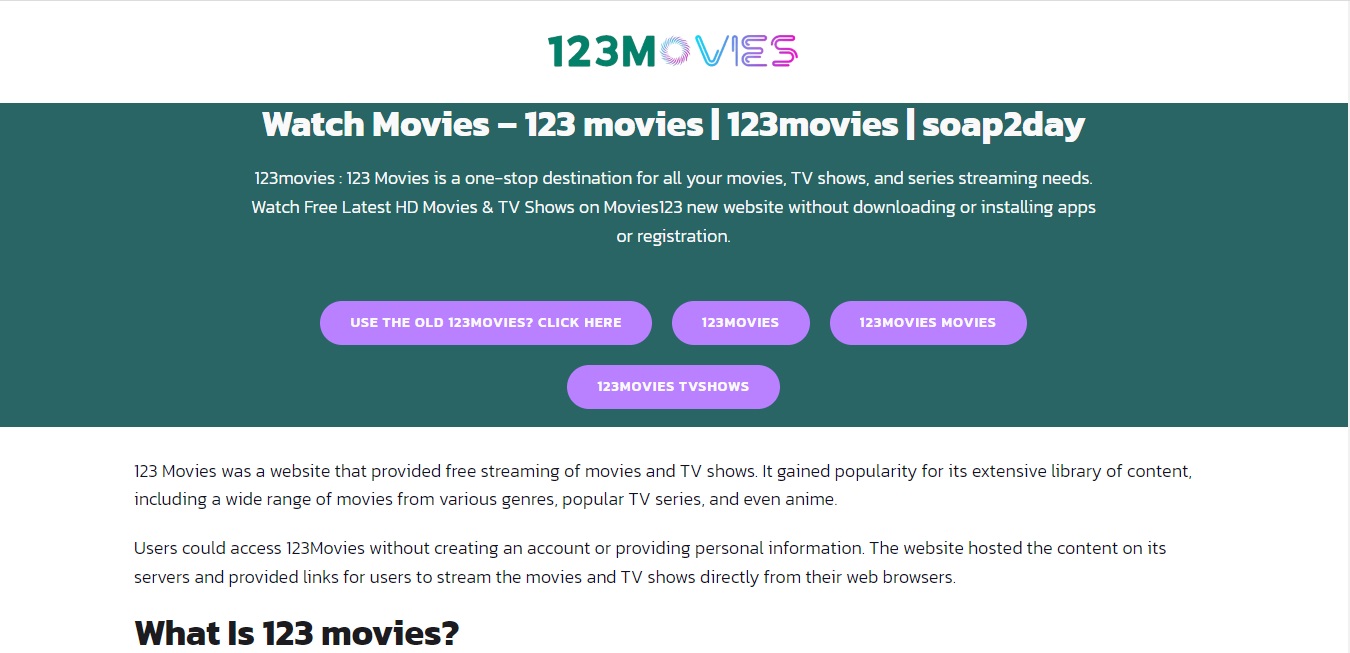 123movies old website online unblocked